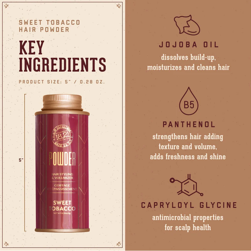 18.21 Man Made Hair Powder - Sweet Tobacco