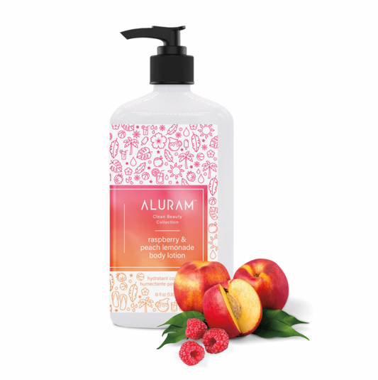 Aluram Sweet Raspberry & Peach Lemonade Body Lotion 18oz.