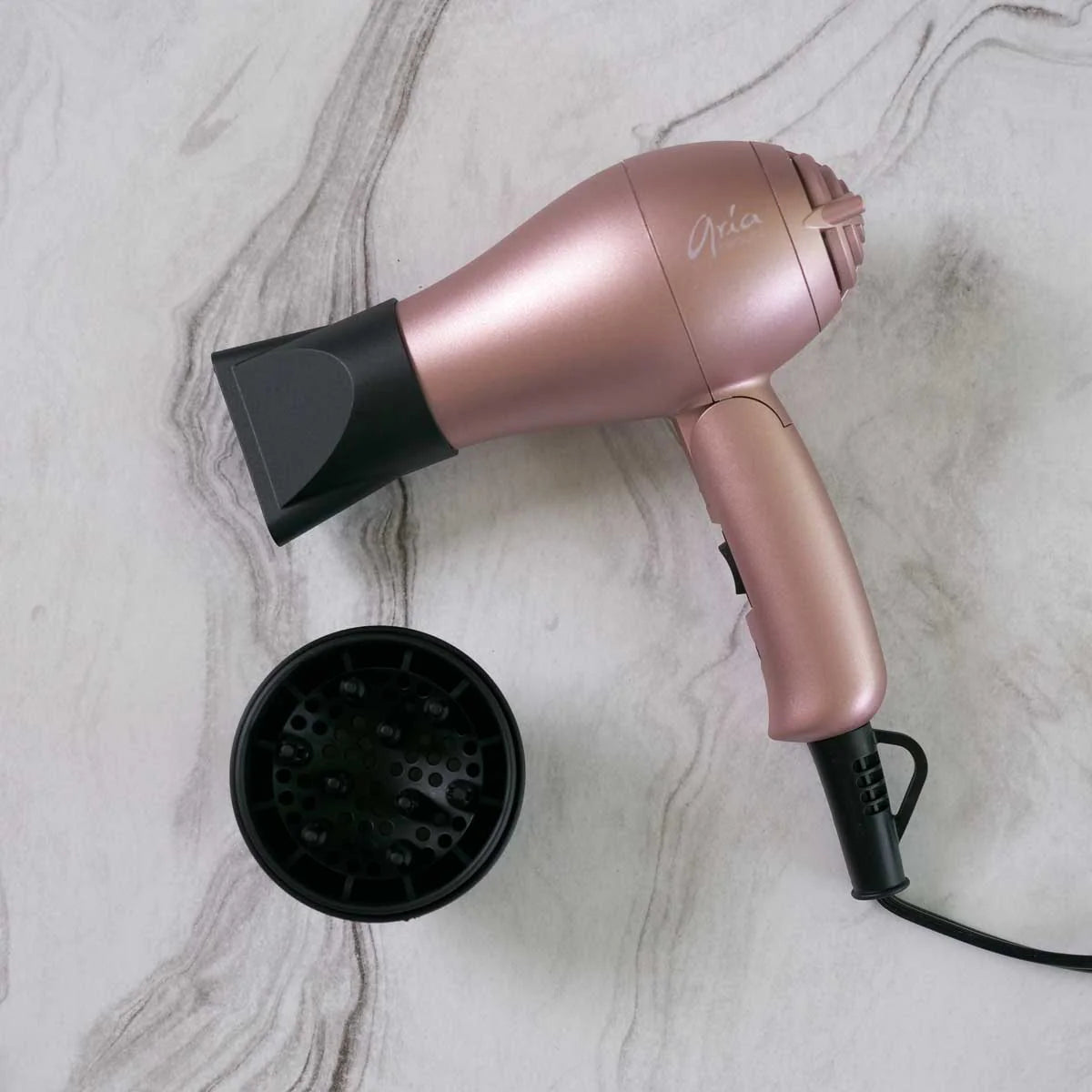 Aria Beauty Mini Folding Blowdryer - Rose Gold
