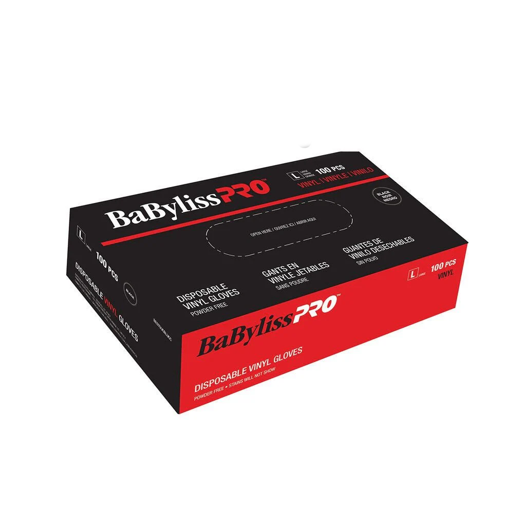 Babyliss Latex Free Nitrile Medium Gloves 100PK