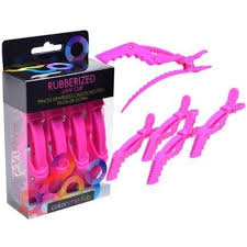 Color Me Fab Rubberized Clips - Tru Beauty Salon Services