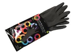 Colour Me Fab - Reusable Black Latex Gloves - Tru Beauty Salon Services