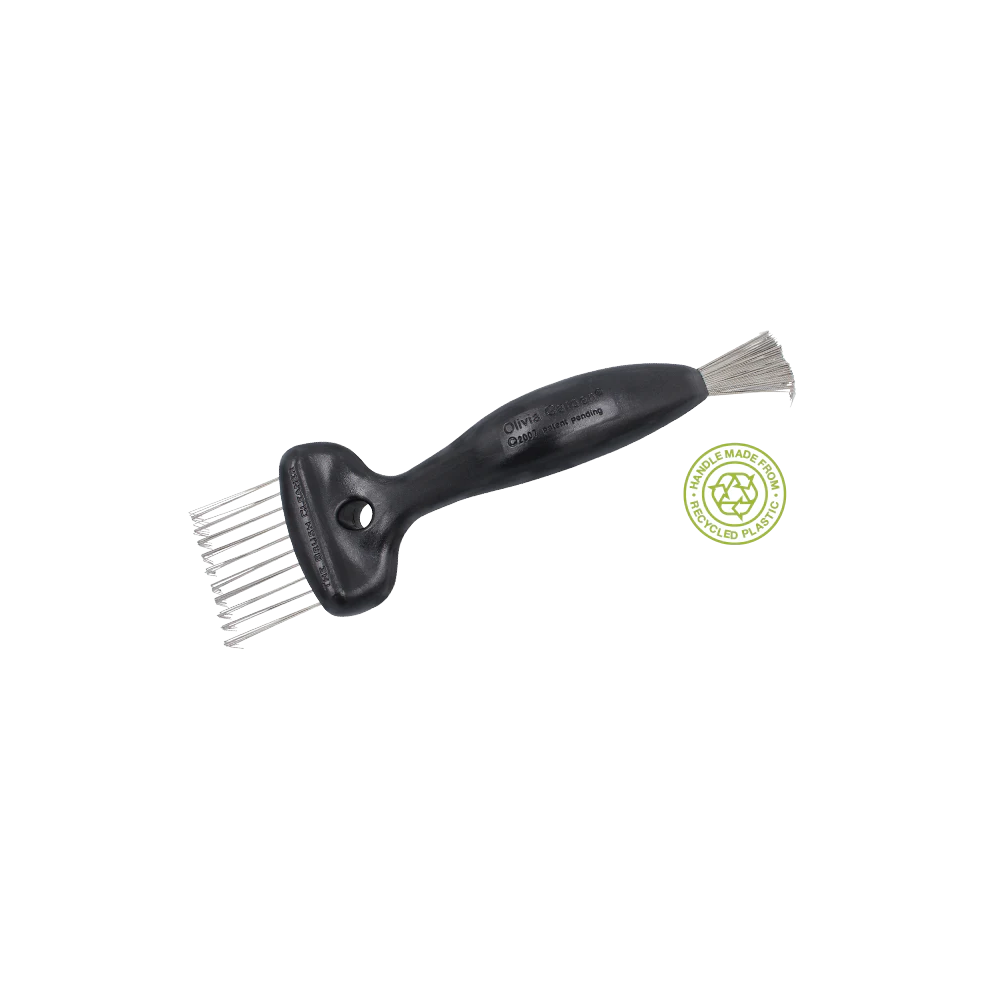 Olivia Garden Brush Cleaner Black