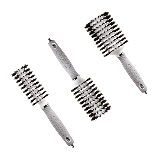 Olivia Garden Ceramic + ion Turbo Vent Boar Round Brush
