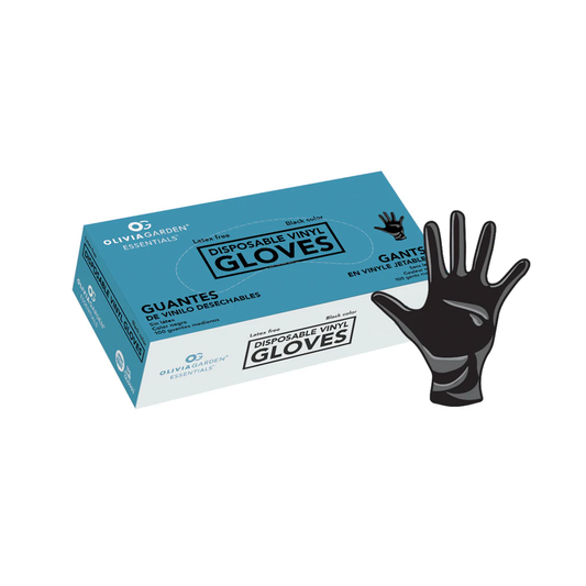 Olivia Garden Disposable Gloves 100 Piece Box (Latex Free)