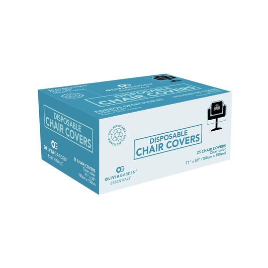 Olivia Garden Essentials Clear Disposable Chair Covers 25 PK