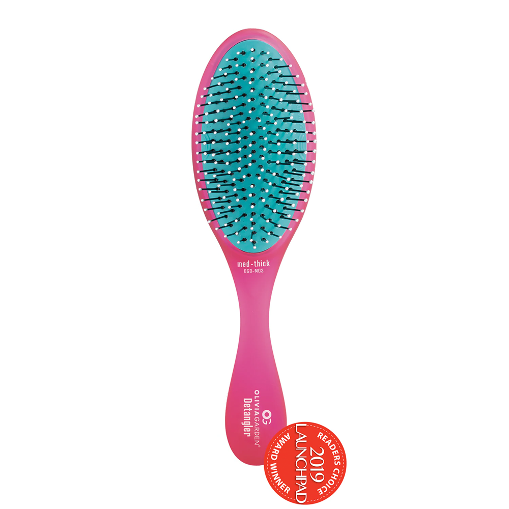 Olivia Garden Pink Medium-Thick Detangler