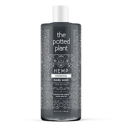 Potted Plant Charcoal Body Wash - Tru Beauty Salon Services