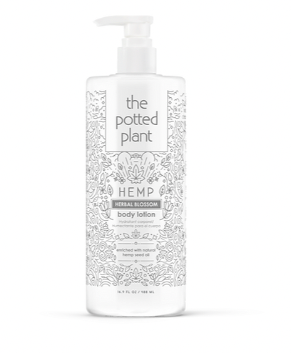 Potted Plant Herbal Blossom Body Lotion - Tru Beauty Salon Services