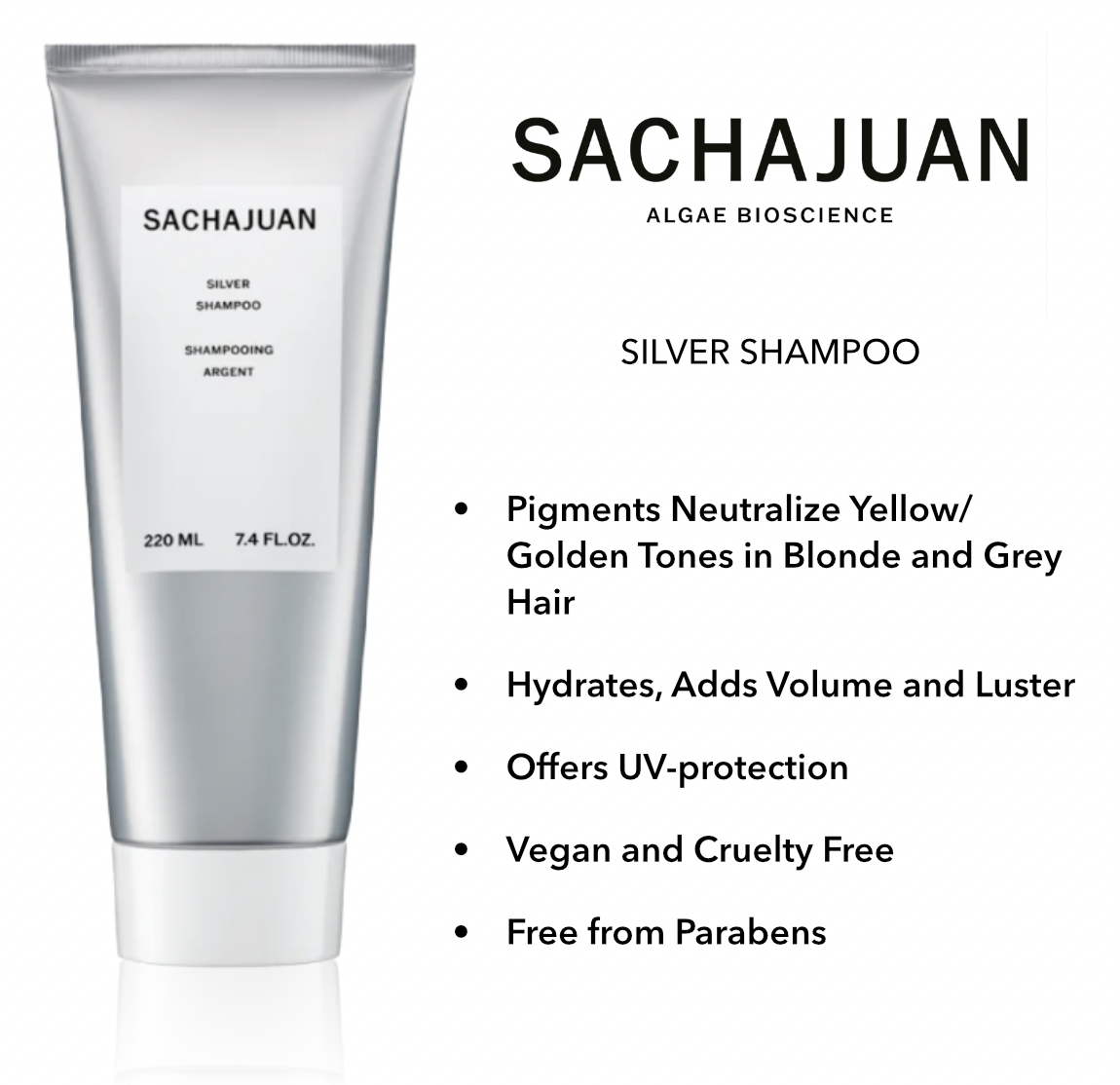 SACHAJUAN Silver Shampoo 220ml