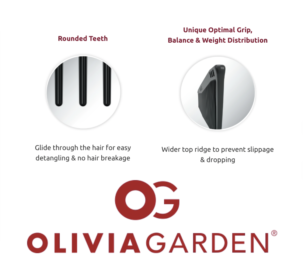 Olivia Garden Carbonlite Cutting Comb - 7"