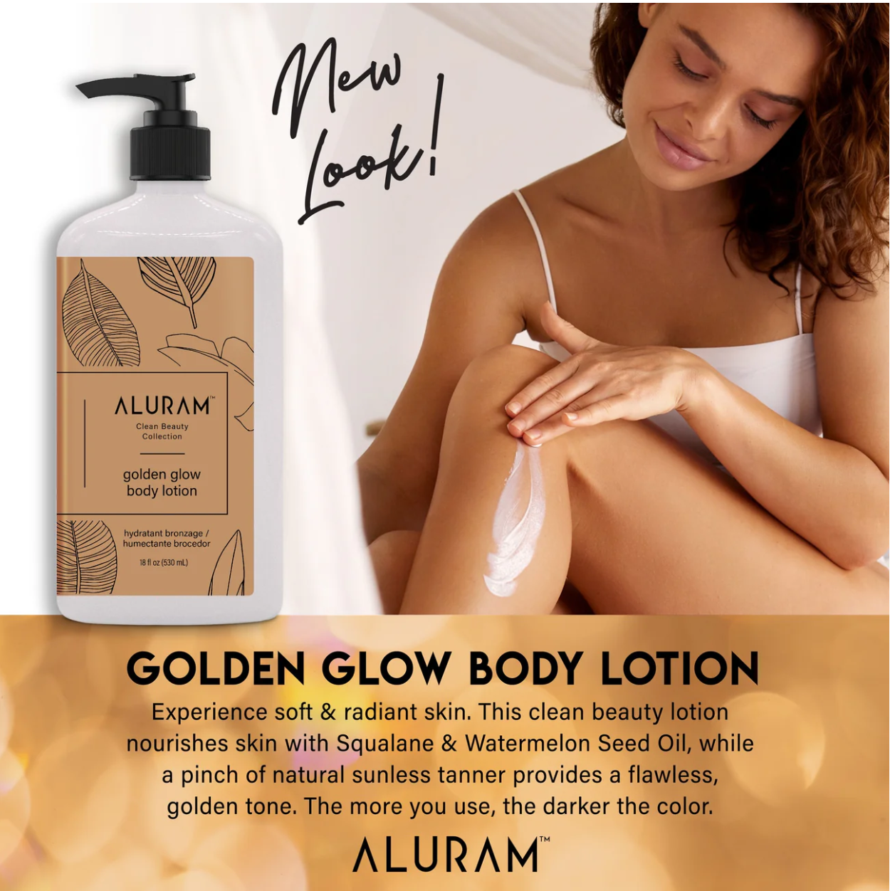 Aluram Golden Glow Body Lotion
