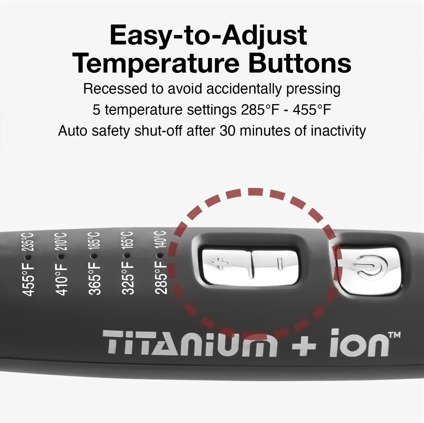 OG Titanium+Ion Curl Iron 1 1/2" Plus