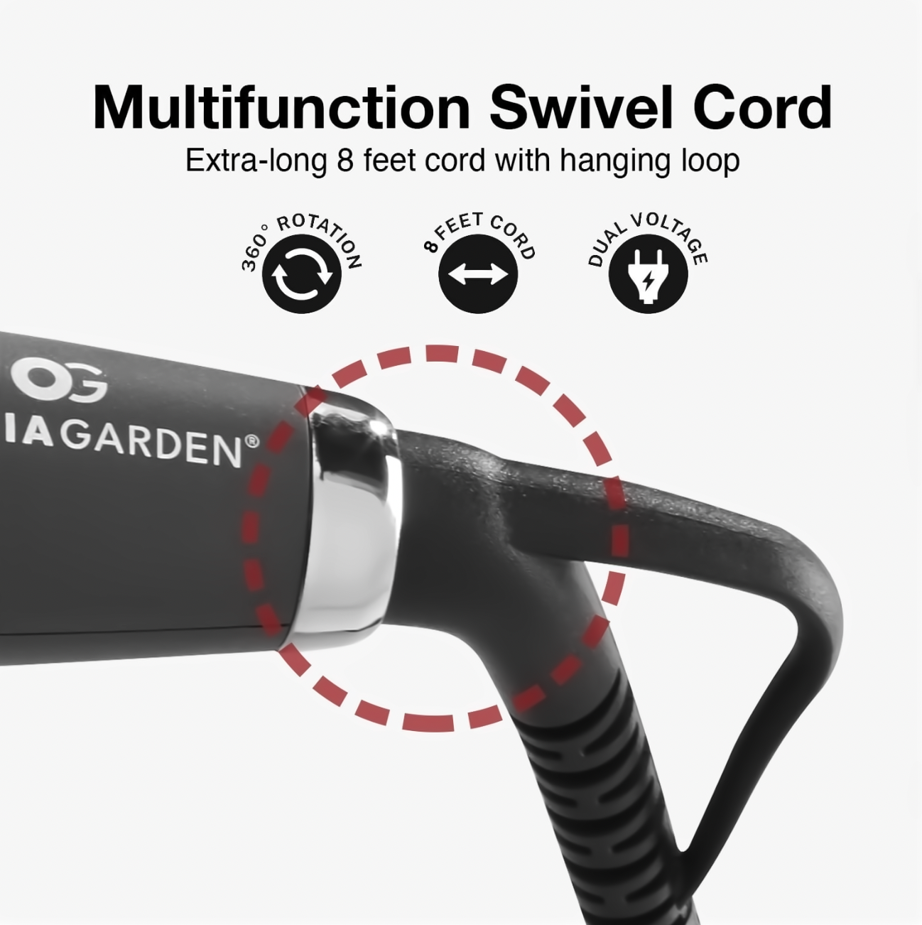 OG Titanium+Ion Curl Iron 1 1/2" Plus