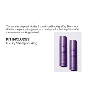 Blacklight Travel (42g) Dry Shampoo Kit - Tru Beauty Salon Services
