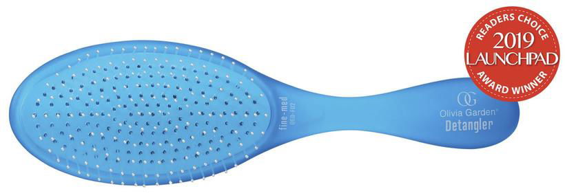 Olivia Garden Blue Fine-Medium Detangler - Tru Beauty Salon Services