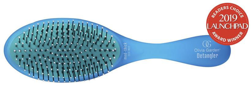 Olivia Garden Blue Medium-Thick Detangler - Tru Beauty Salon Services