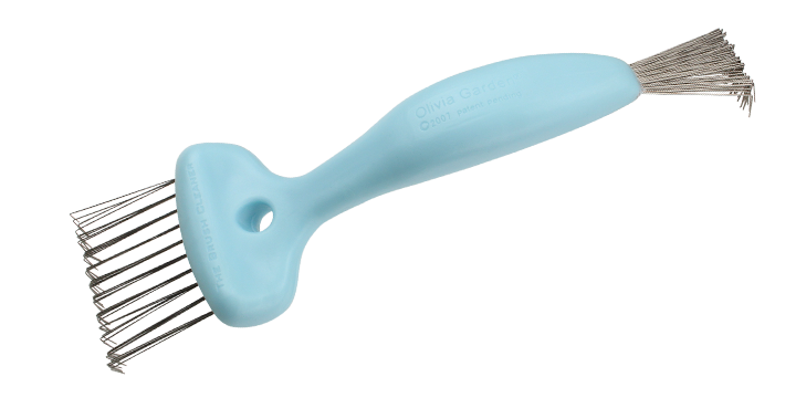 Olivia Garden Brush Cleaner Blue - Tru Beauty Salon Services