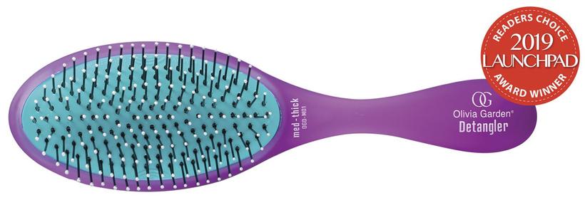 Olivia Garden Purple Medium-Thick Detangler - Tru Beauty Salon Services
