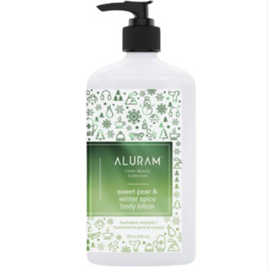 Aluram Pear Winter Spice Body Lotion 18oz.