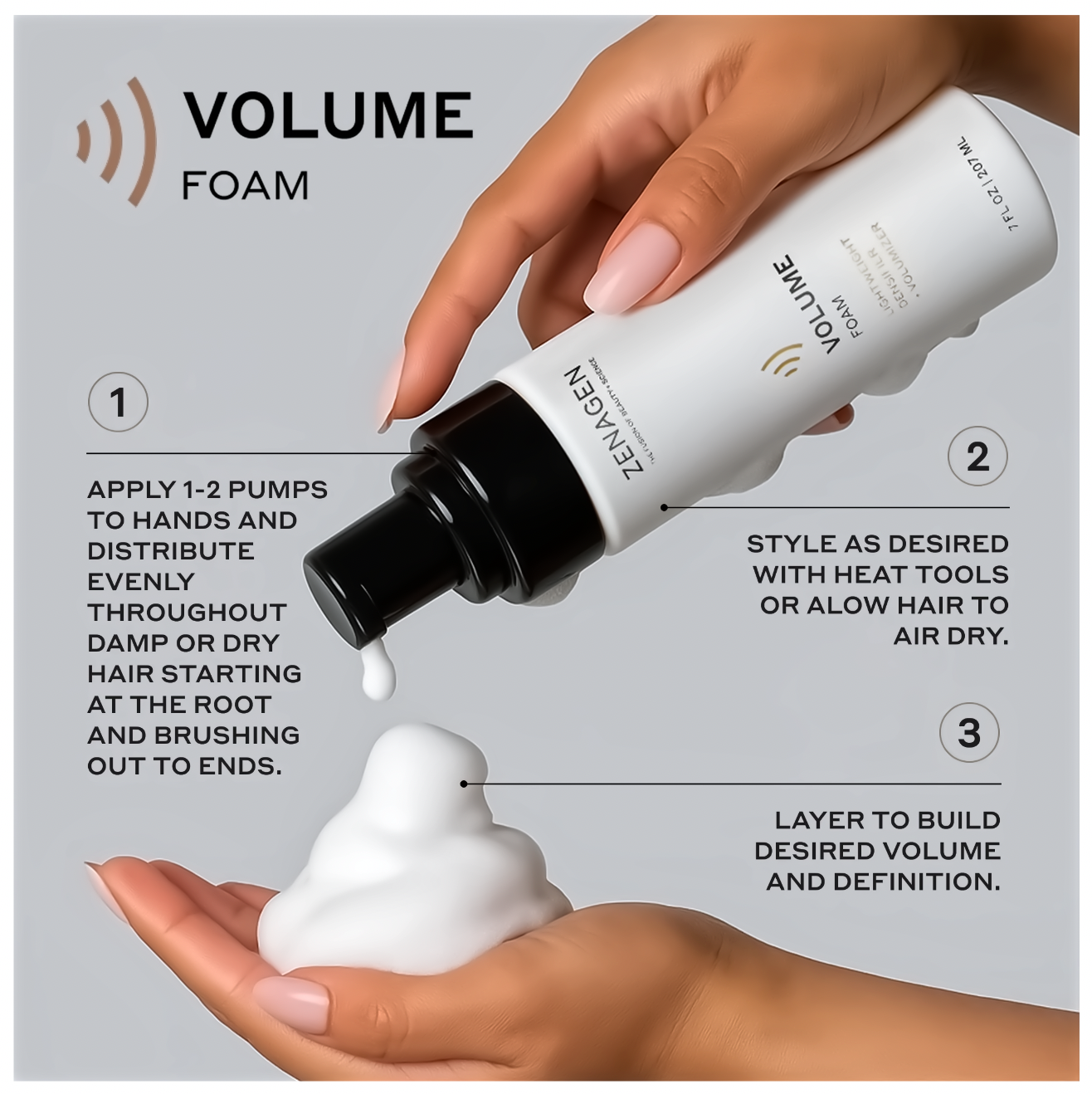 Zenagen Volume Foam 7oz