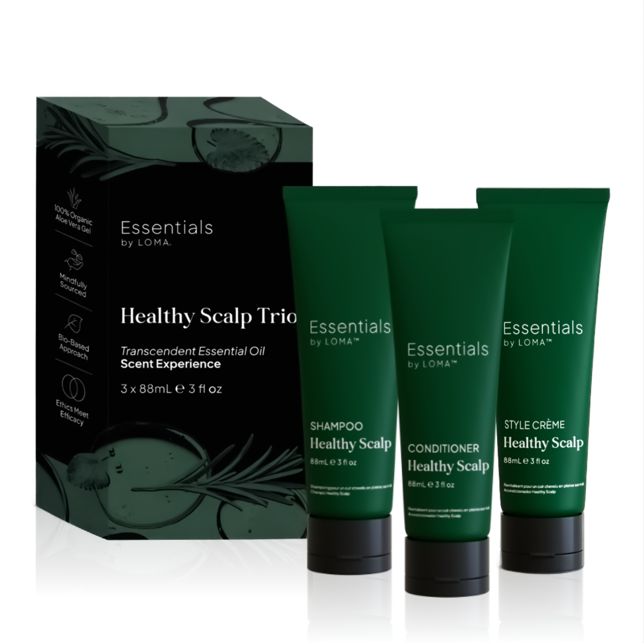 Loma Essentials Healthy Scalp Travel Trio