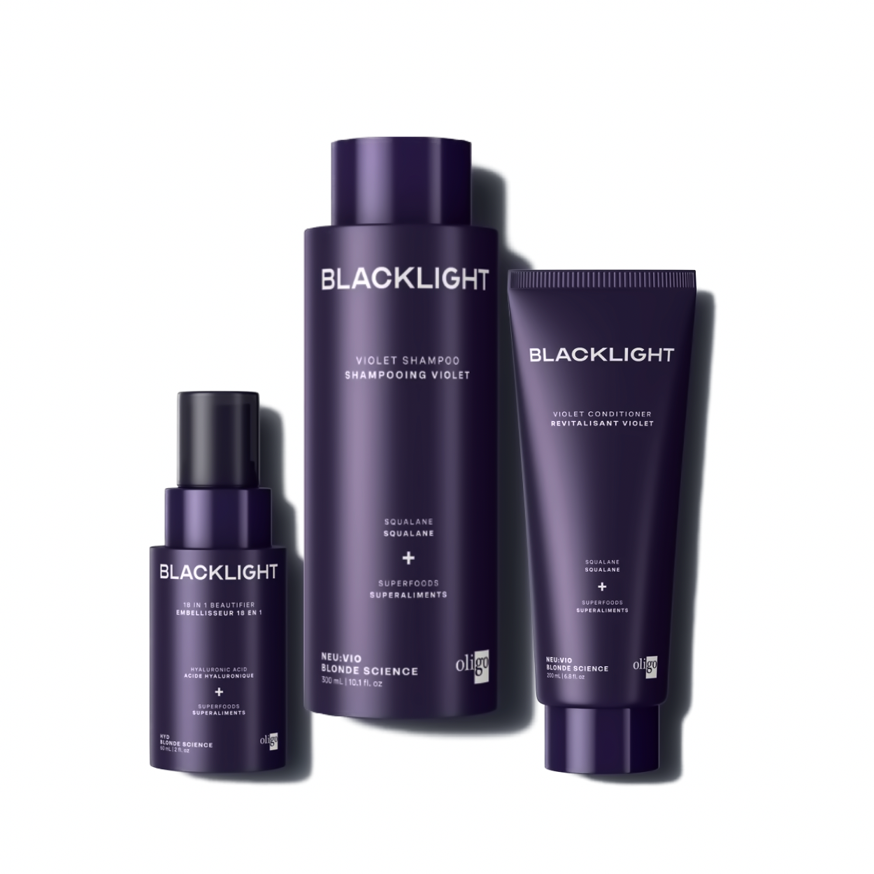 Blacklight Blonde Science NEU:VIO Kit