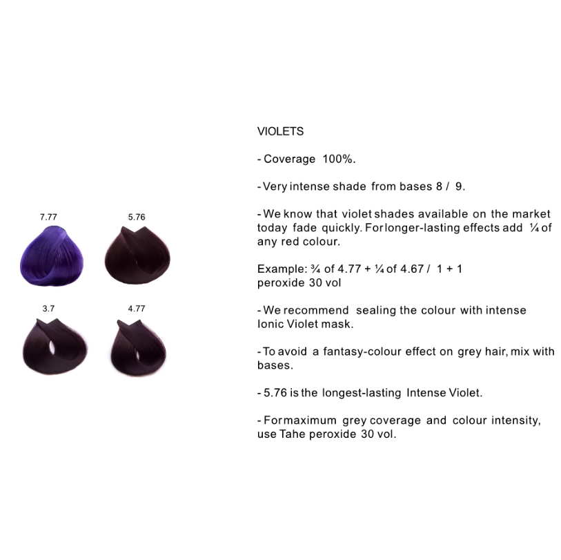 Tahe Lumiere Colour - Violet Series (.7/.76/.77)
