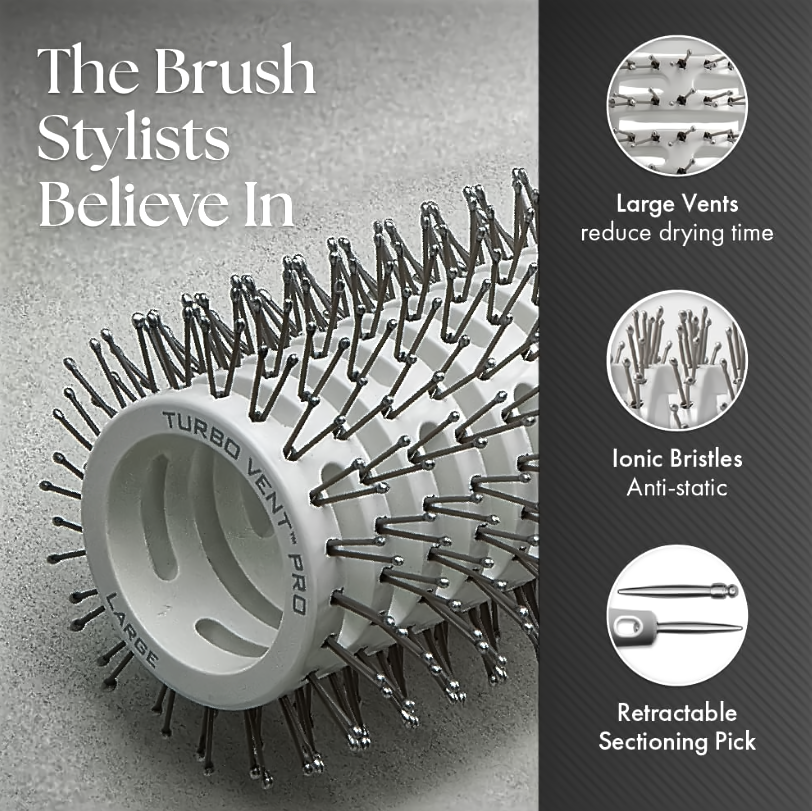 Olivia Garden Ceramic + Ion Turbo Pro Vent Brush