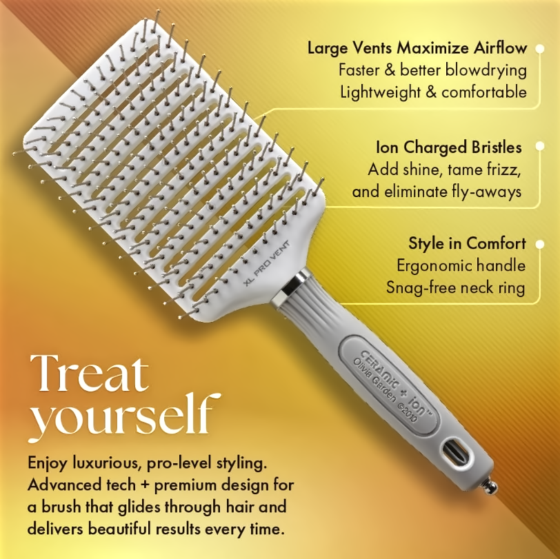 Olivia Garden Ceramic + Ion XL Pro Brush