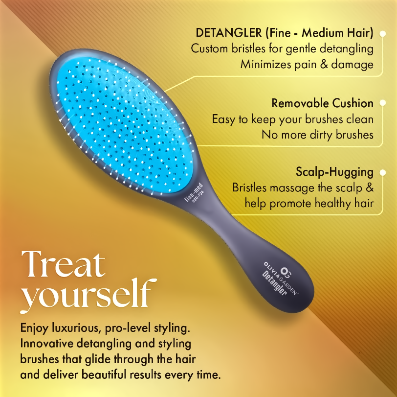 Olivia Garden Fine-Med Detangler Collection