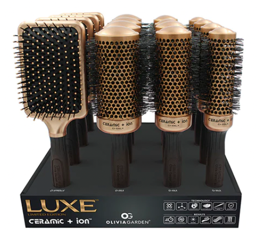 OG Luxe Ceramic+Ion 16-pc Brush Display