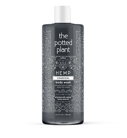 Potted Plant Charcoal Body Wash