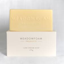 Meadowfoam Luxe Cream Soap Bergamot Oak